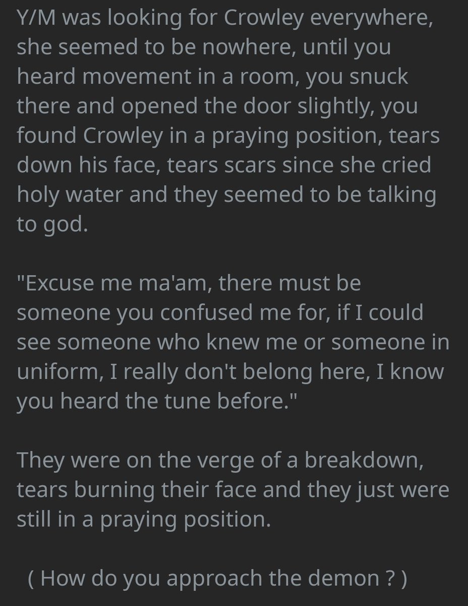 [ repost, was listening to the song again, open roleplay ]