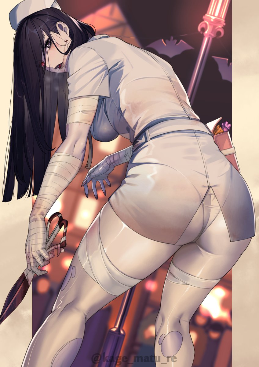 「遊園地のイベントにいる、エッチすぎる怪異お姉さん。 」|陰祭（り）のイラスト