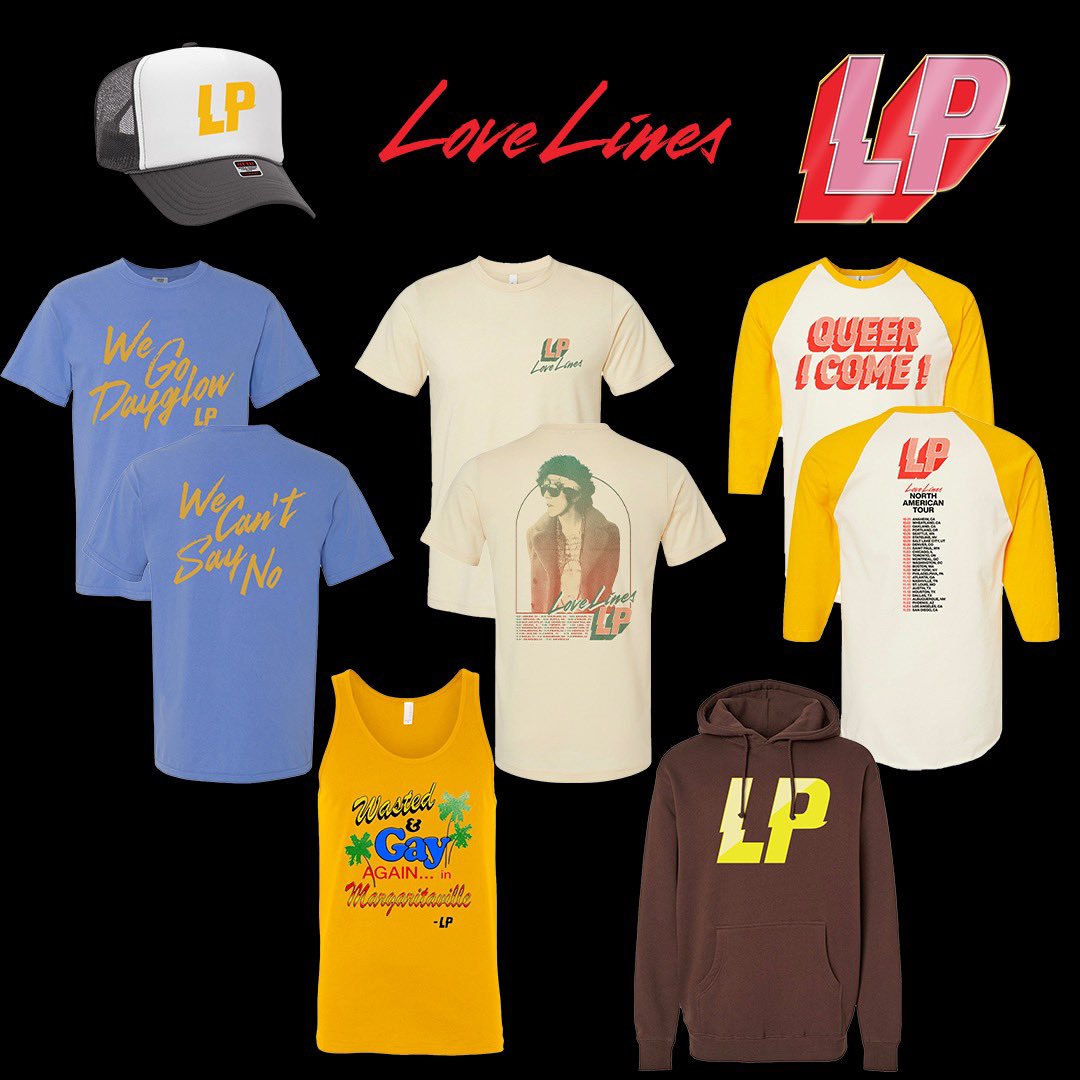 Get any Love Lines tour merch online and get 50% off select previous designs iamlp.rosecityworks.com/collections/20…