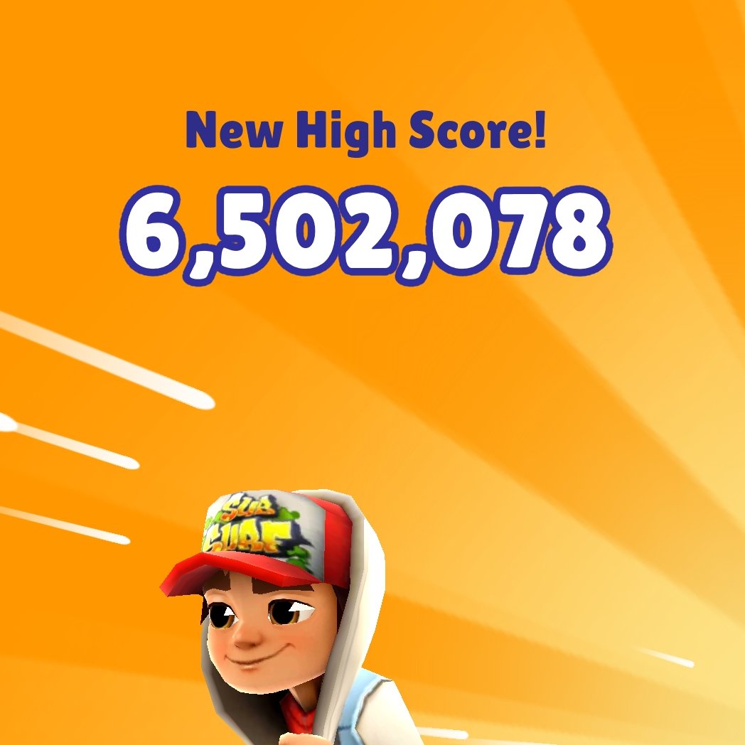 Lowest Score In Subway Surfers, World Record