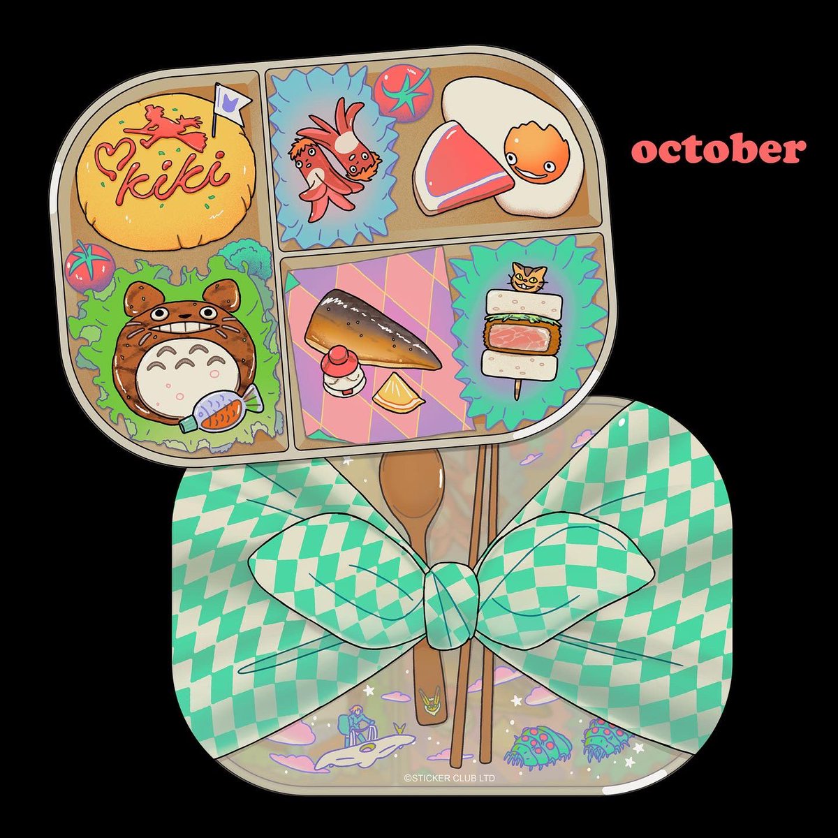 october sticker club drop is late but here :) link in bio to sign up for like 2 more days