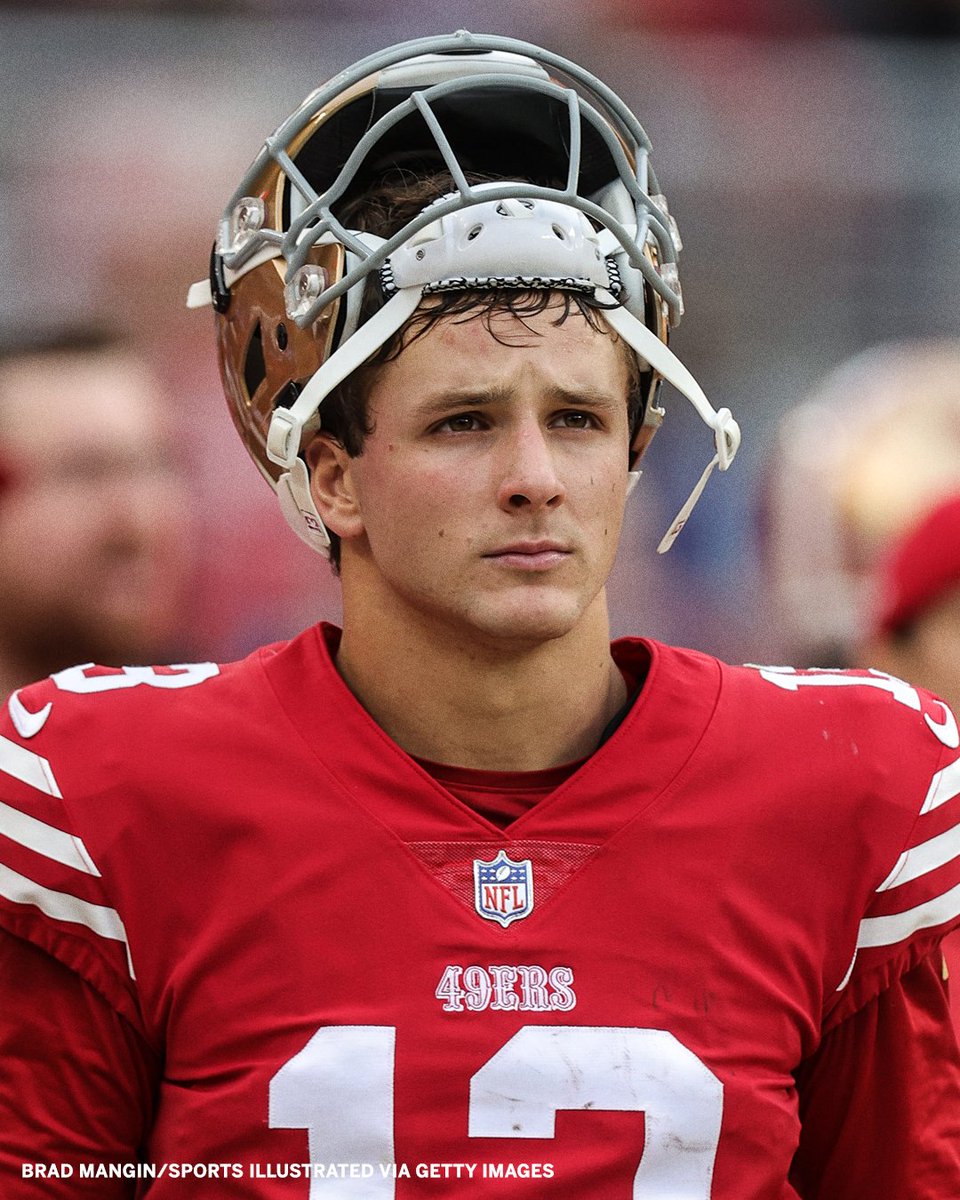 espn's tweet photo. Brock Purdy this season:

First five games: 9 TD, 0 INT
Last three games: 3 TD, 5 INT

The 49ers have lost 3 straight 👀 https://t.co/MmjYvmO94g