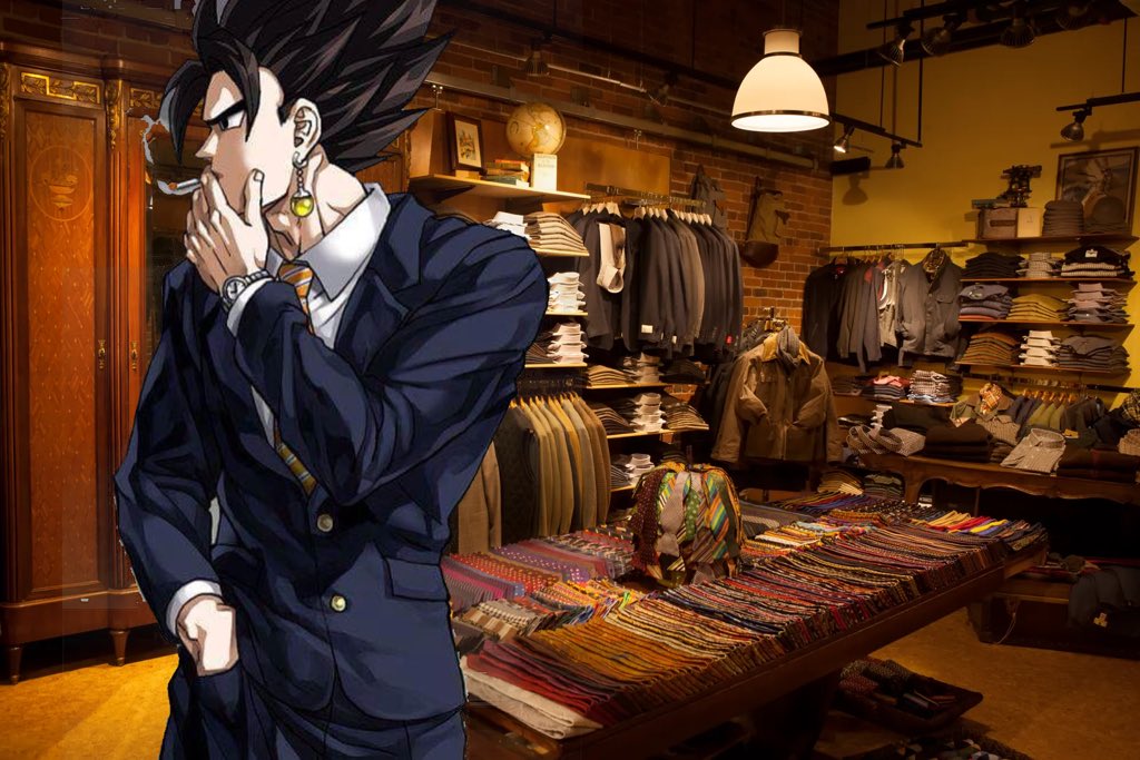 Opened up a Tailorshop Anyone want a suit made by the Sexiest Saiyan alive