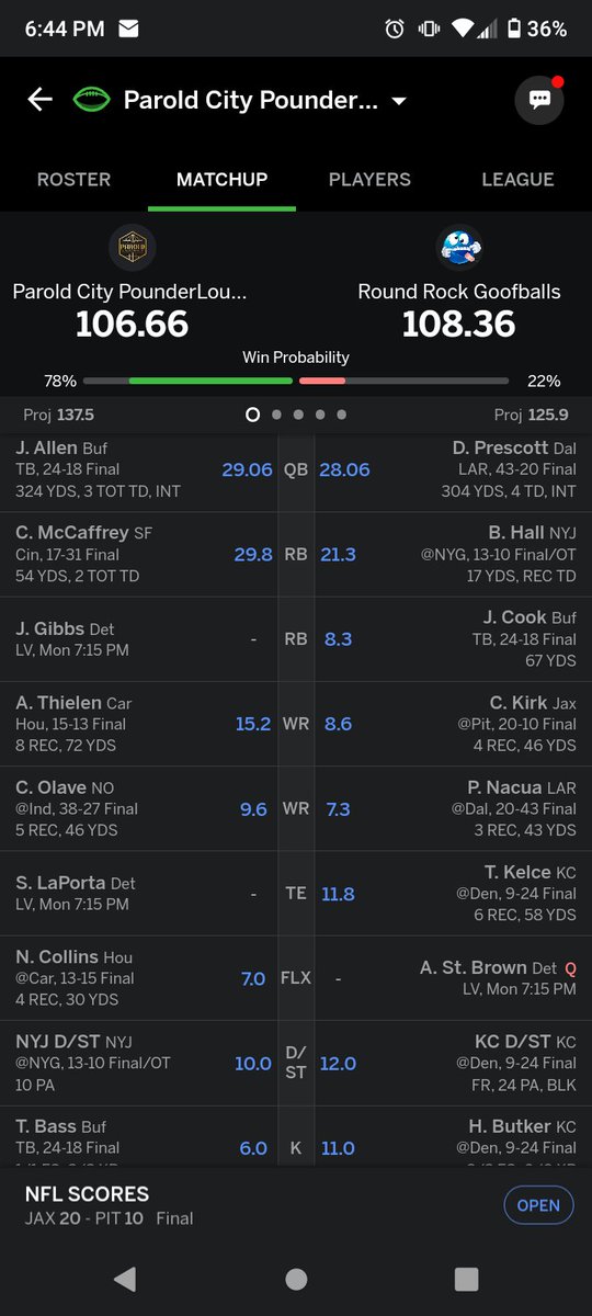 PRLDCity's tweet photo. Fitting that it'll come down to Monday Night Football. May the best team win. https://t.co/aqu4PJMqFA