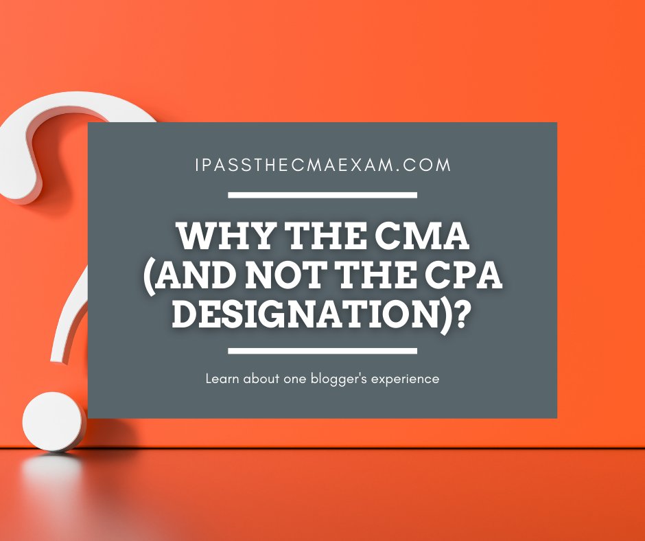 ipassthecmaexam's tweet photo. Have you ever wondered why someone would choose CMA and not CPA? Our guest blogger Casey breaks down some thoughts about the distinctions and future plans, as well! https://t.co/sCqjMVNmT5 #CMA #CMAExam #EarnCMA https://t.co/xYy7aRvxP1