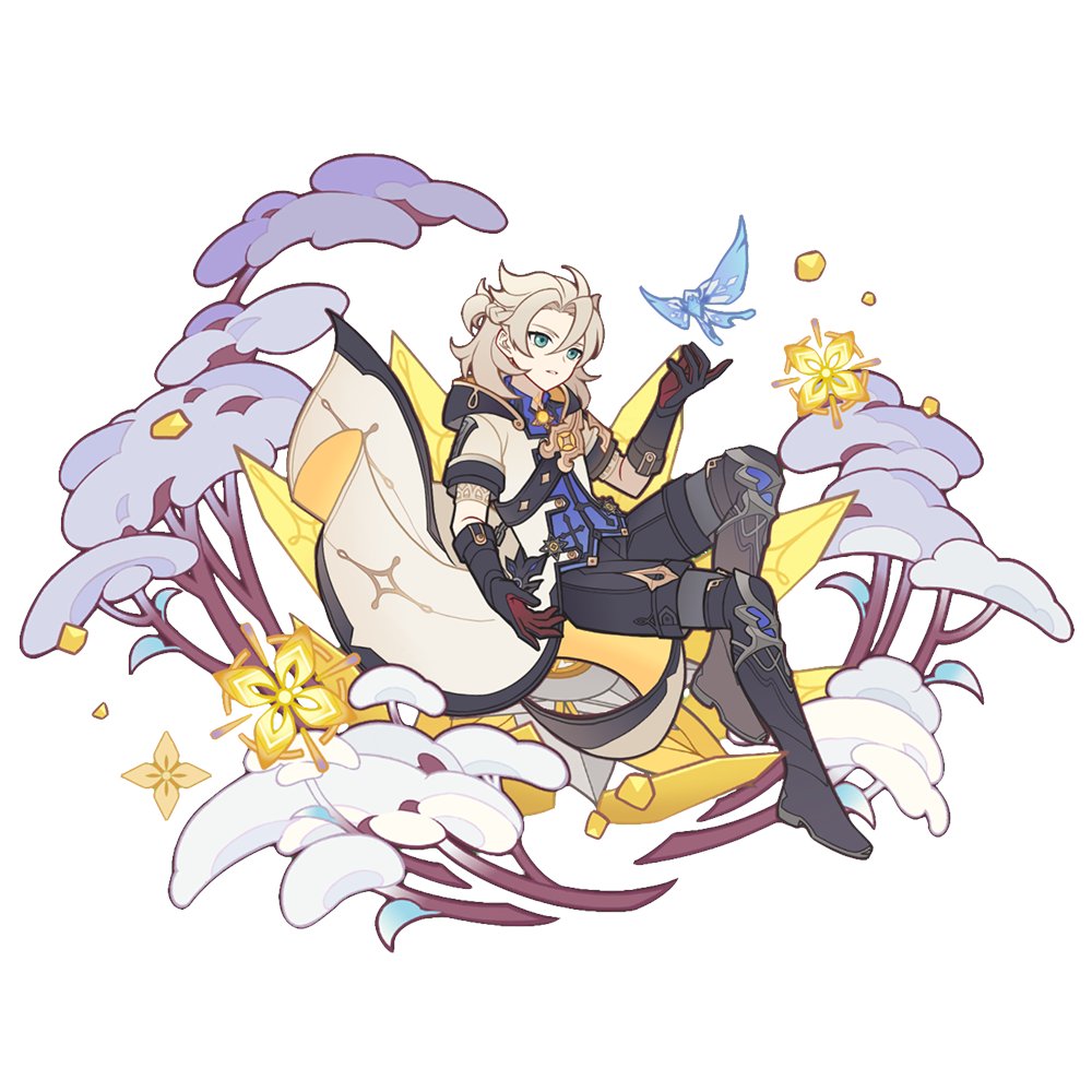 Windblume Albedo Art