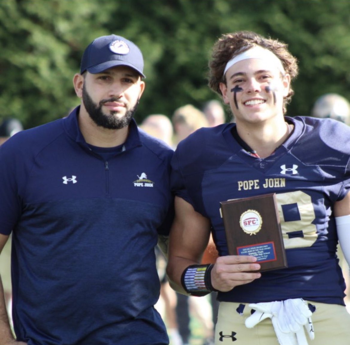 Danny Platt (@danny_platt28) on Twitter photo Blessed to receive the Super Football Conference man of the year award! <a href="/PopeJohnLionsFB/">Lions Football</a> <a href="/SFCFootballNJ/">The SFC</a> <a href="/CoachGaston_/">Dominique Gaston</a> Blessed to receive the Super Football Conference man of the year award! <a href="/PopeJohnLionsFB/">Lions Football</a> <a href="/SFCFootballNJ/">The SFC</a> <a href="/CoachGaston_/">Dominique Gaston</a>