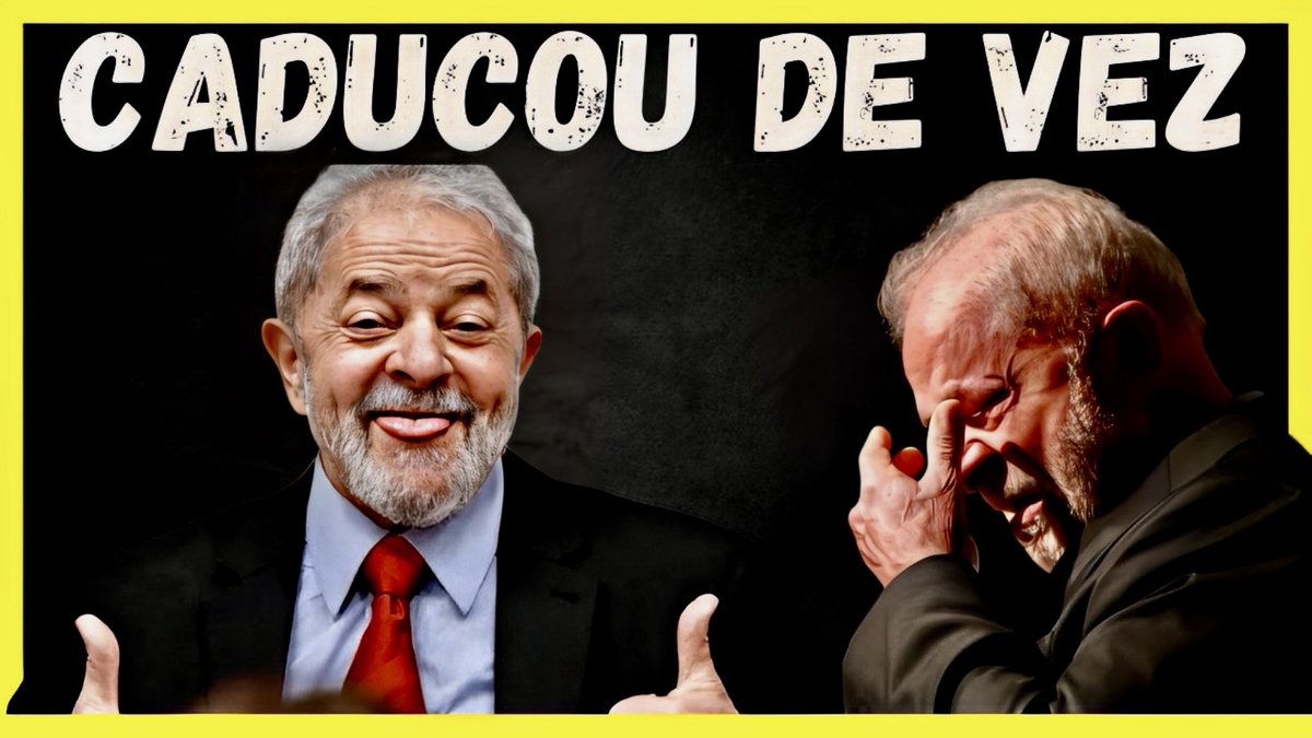 Tá caduco de vez, está até babando.

youtube.com/watch?v=gUhr9_…