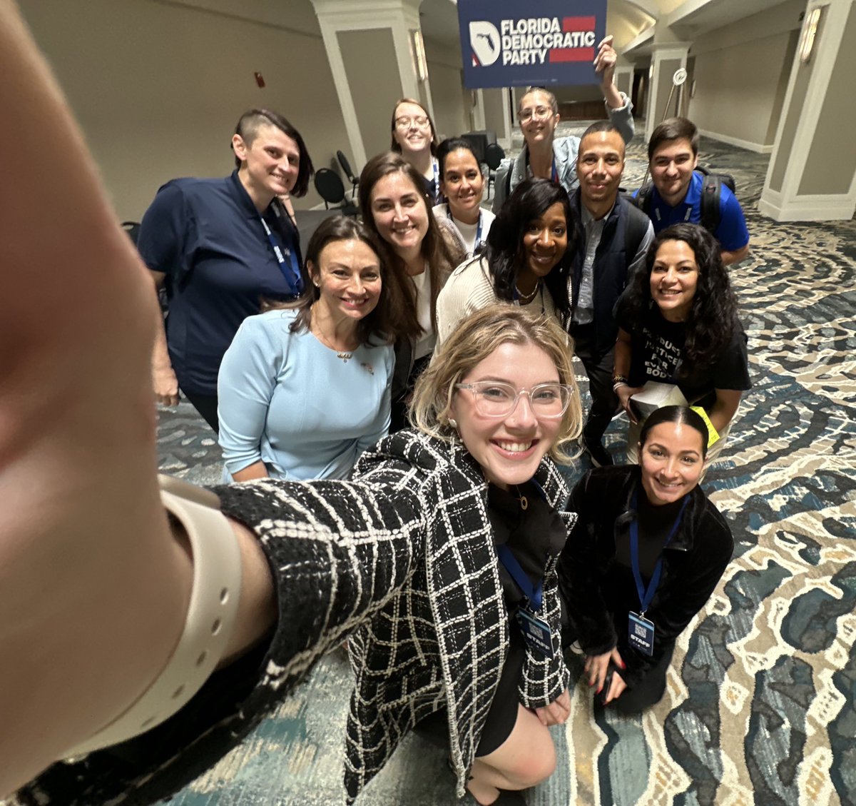 mayasofanderson's tweet photo. that’s a wrap on 2023 state convention for @FlaDems! feeling very hopeful in the future and proud of the Dems in this wonderful state. we’re pumped!!! (many .5s were had) https://t.co/L8DM3vvsPw