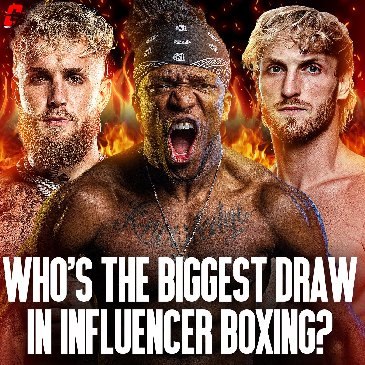 DeensFightClub's tweet photo. Who's the biggest draw in influencer boxing? 🤔

#g7promo #ksi #loganpaul #jakepaul #boxing #mma #ufc https://t.co/mi9NJJlK3C