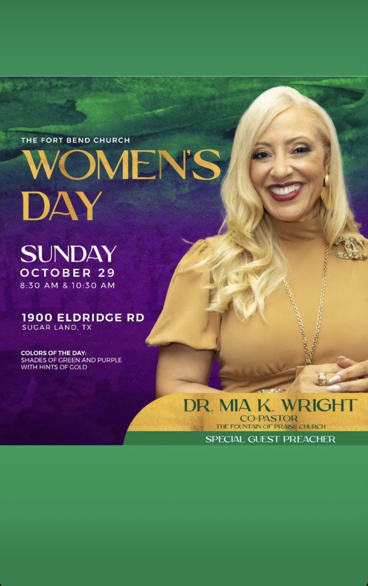 mcclinksinc's tweet image. We are so proud of our sister Dr. Mia Wright @miawright for her inspiring speech at The Fort Bend Church Women’s Day. Her message, themed, "The Secret that Lies Within" rooted in Psalm 46:1-5, was powerfully empowHERing! We were  abundantly BLESSED. @wa_links @thelinksinc