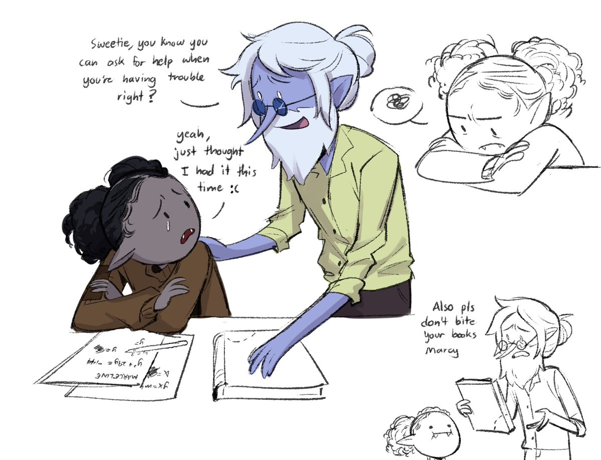 imagine you're living in the post apocalypse and your adopted dad still makes you do homework