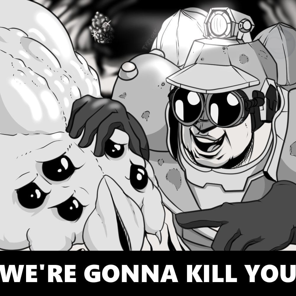 Trelockmont's tweet photo. ... What do you mean we're not supposed to pop lootbugs in Deeprock Galactic?

They're right there.
They have loot.
I want it.

I don't see the problem here. https://t.co/aX2FMucm9A
