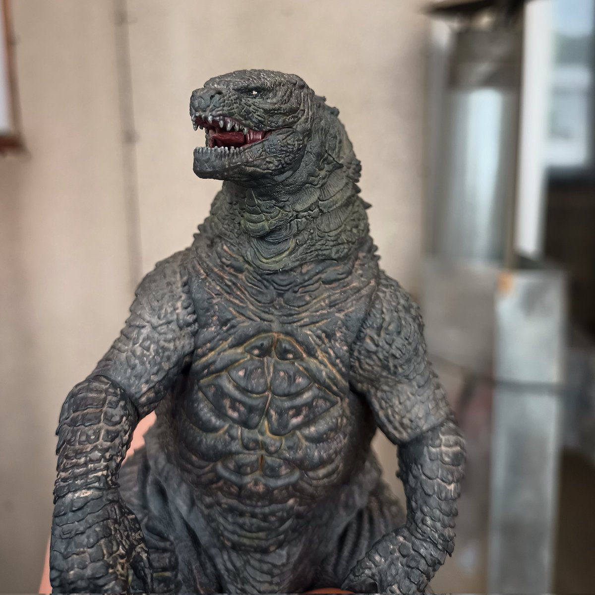 ElasToro7's tweet image. My Custom repaint Hiya Toys Godzilla 2019