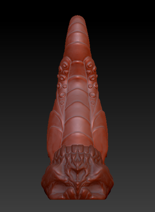 HowlingHole's tweet photo. The polish on this older Tentacle Maw model is beginning to pop. https://t.co/tvflEQIWMW