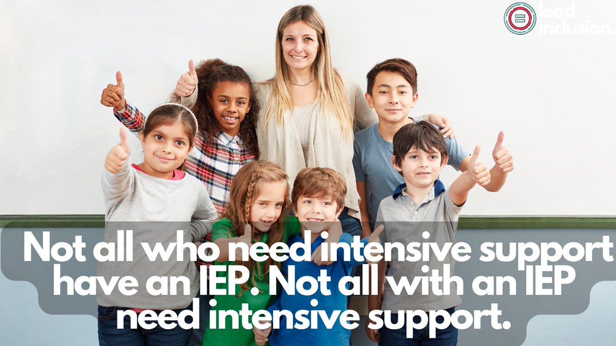 👥 Tier 3 intervention is NOT #specialeducation. Tier 3 only means intensive support. Not all who need intensive support have an #IEP. Not all with an IEP need intensive support. #LeadInclusion #EdLeaders #Teachers #UDL #TeacherTwitter