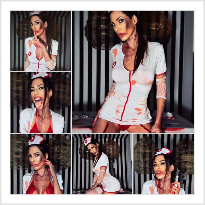 Hey babe! Come! I will take care of you&hellip; 🖤🎃  Full video on my Fanvue ⬇️ 💦 https://t.co/l3aZUSVt3v  #halloween<a href="/tag/halloween"class="tags"><span>#halloween</span></a><a href="/tag/nurse"class="tags"><span>#nurse</span></a><a href="/tag/roleplay"class="tags"><span>#roleplay</span></a><a href="/tag/squirt"class="tags"><span>#squirt</span></a><a href="/tag/enfermer"class="tags"><span>#enfermer</span></a>
