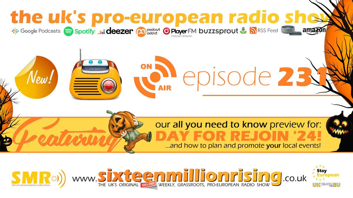 SMRRejoinRadio's tweet photo. Yay! All 7⃣1⃣ Early Riser Subscribers will now find their advance copy of the new show, #EP231 in their email box! 🥳 A day early!
Fancy supporting us and getting the same benefits? Subscribe today for £5 a month! 👉 Link's in our bio! 🎧 Help us make the show! https://t.co/ej7A5M2dCt