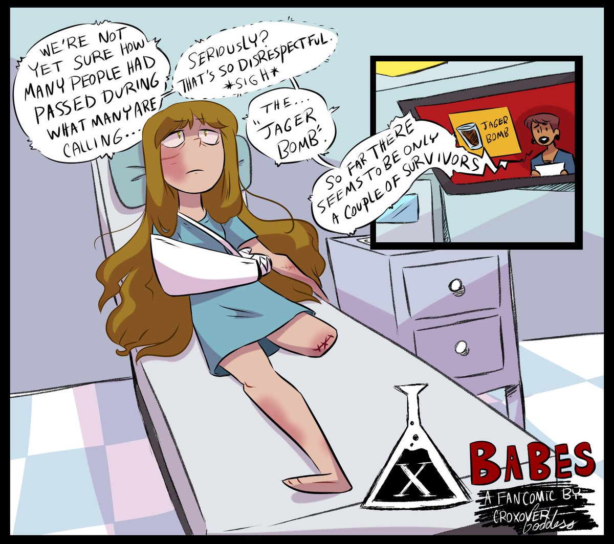 Plan to get back to my PPG horror fanseries "X Babes" soon Three idiots drink Chemical X to gain superpowers like the Powerpuff Girls. Somehow they didn't factor in the possibility of mutations and the harm they can cause to others.
