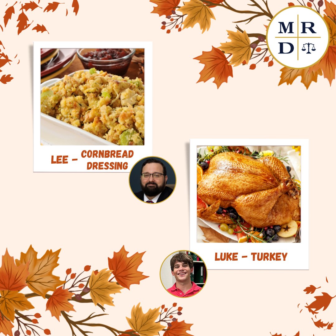 GumboLegalities's tweet photo. We hope y'all are celebrating today with your favorite Thanksgiving food! In the spirit of the holiday, we asked your favorite law firm what their favorite Thanksgiving dish is. 🦃 https://t.co/Olz1dQgaZb