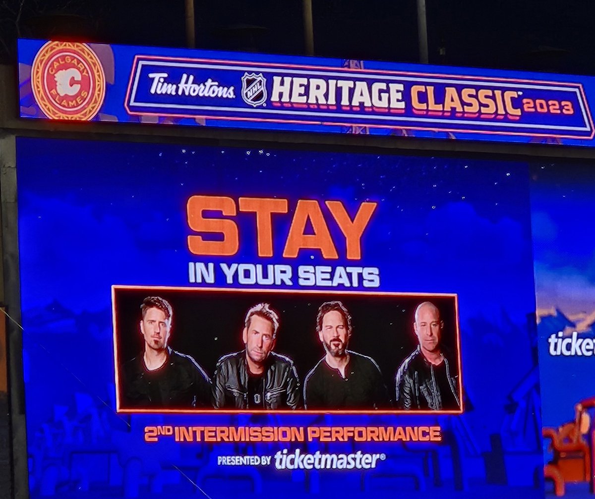 dashinthepark's tweet photo. @nielsonTSN1260 ... can you believe Metallica is at the #2023HeritageClassic?
#LookAtThisPhotograph https://t.co/wYgonG9HcW