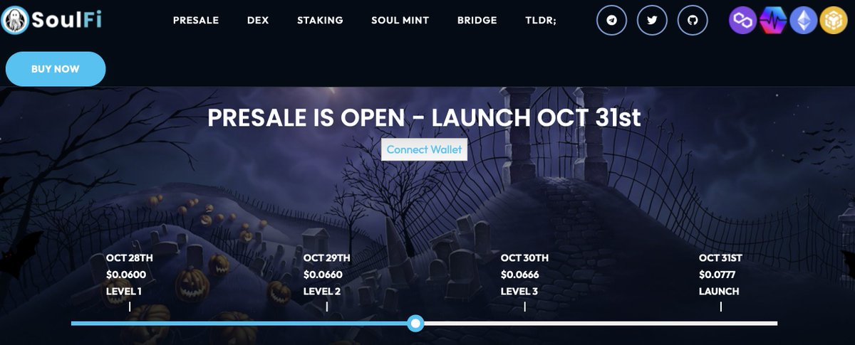 TheSoulFi's tweet photo. Get your bags filled! 💰
⏰ Few hours left to secure your token before we move to the next stage!
Your soul, your call! (MINT,TRADE, SELL OR GIFT)😉
✅ https://t.co/nY6lgJcFZU
#TSOUL #presale #CrossChainBridges https://t.co/WdLYRswjri