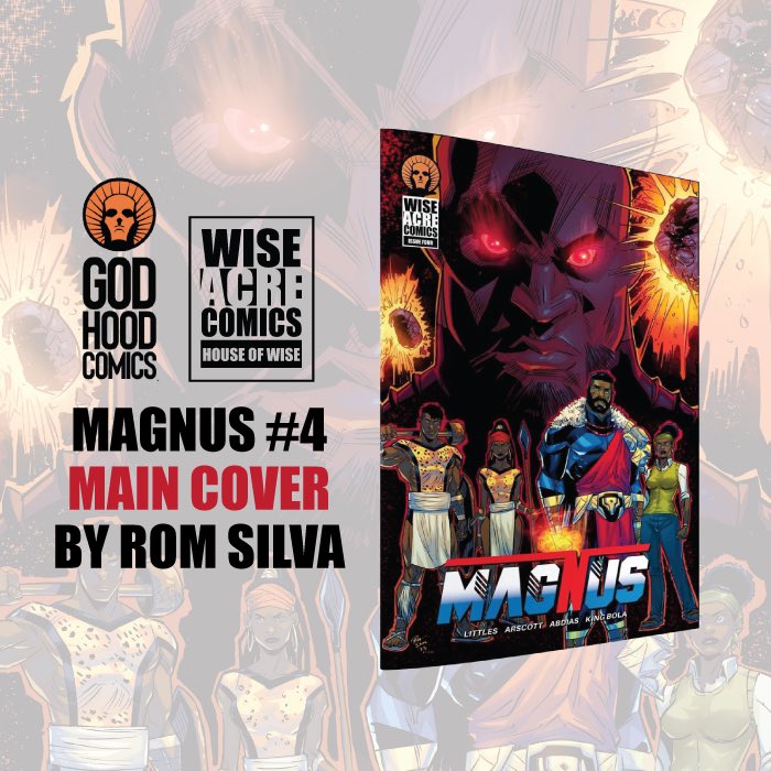 Wise Acre Comics and Godhood Comics invite you on a journey that delves into human nature, the supernatural, and the timeless wisdom of the Orishas. This fusion of mythology and modern storytelling promises an unforgettable experience for all readers.

Join and follow us today!