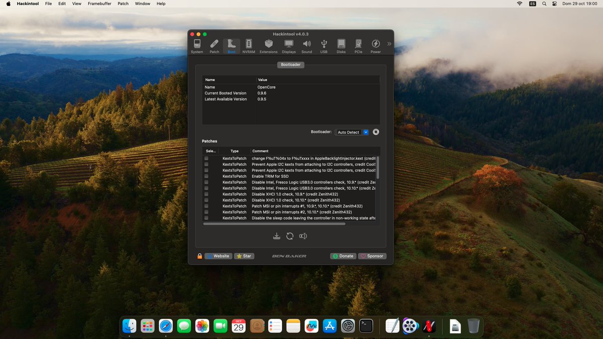 ReinierTutorial's tweet image. macOS 14.1 Sonoma  
Z590 UD AC 
I9 11900F  
Opencore 0.9.6  
RX 6900 XT 
#macOS14Sonoma #opencore