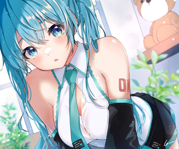 #フォロワー1万人以下の絵師が力作を投稿してたくさんのフォローを貰うタグ初音ミクの大きすぎるおっぱいとおパンツに力注いでます 