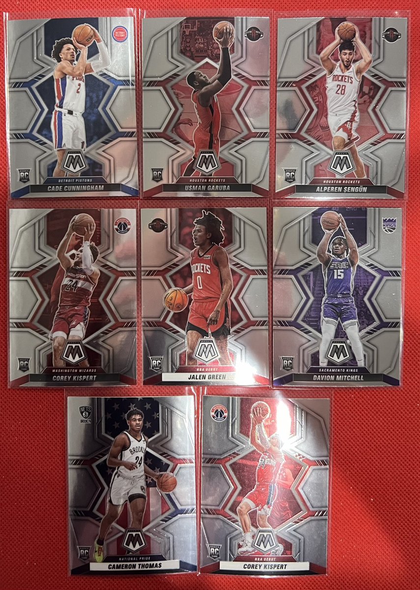 MSUSPORTSCARDS's tweet image. 2021-22 Rookies  $12 PWE OBO @TheHobby247 @HobbyRetweet_ @HobbyConnector @CardboardEchoes @sports_sell @CardHobbyRTs @HiveRetweets @ILOVECOLLECTIN1