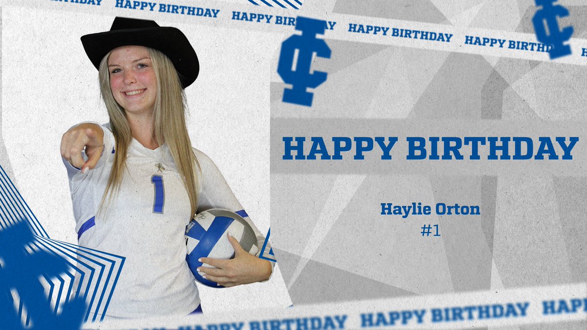 icvolleyball's tweet photo. Wishing a Happy Birthday 🎉 to, Sophomore, Haylie Orton! We hope you enjoyed your day!
#icvb https://t.co/U5SURfgST7
