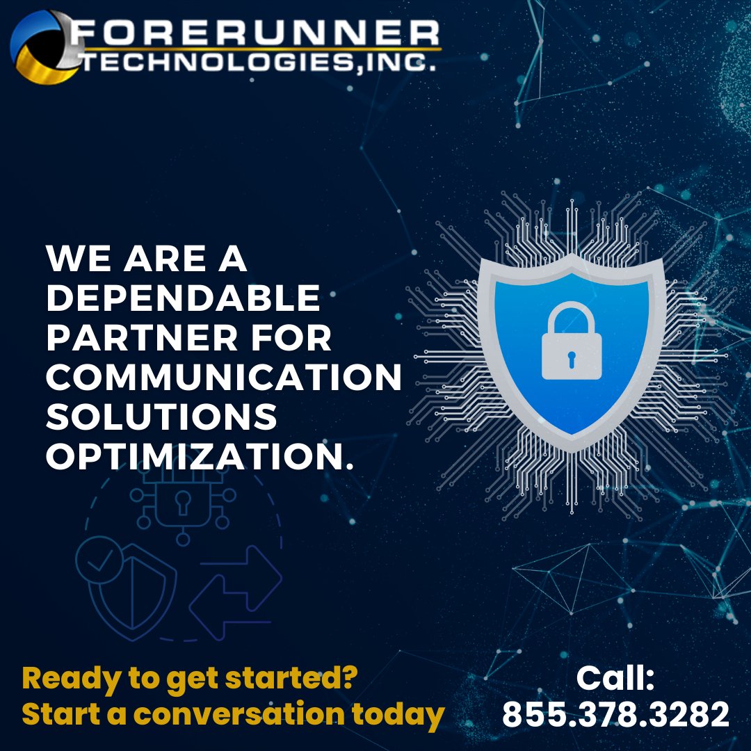 Count on us as your steadfast partner for optimizing communication solutions. 🌐

🤝 Your success is our priority!
 
#nec #mitel #frtinc #DependablePartner #CommunicationSolutions #Optimization #TechSuccess #Partnership #Innovation #SteadfastSupport