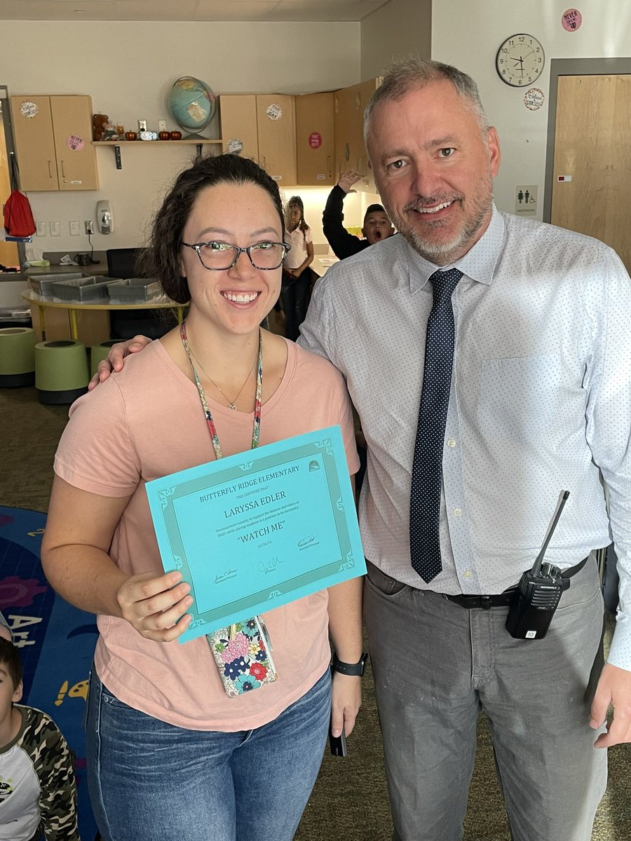 As we head into a new week, Congratulations to our amazing staff members that show up &amp; show OUT! Special thank you to Miss Wolfkill, Miss Edtler, Mr.Yuri, Miss Sarah, Miss Flickenger &amp;the Amazing Abby!!! Thank you all for all you do! Say hello to our “ Watch Me” Award winners!!