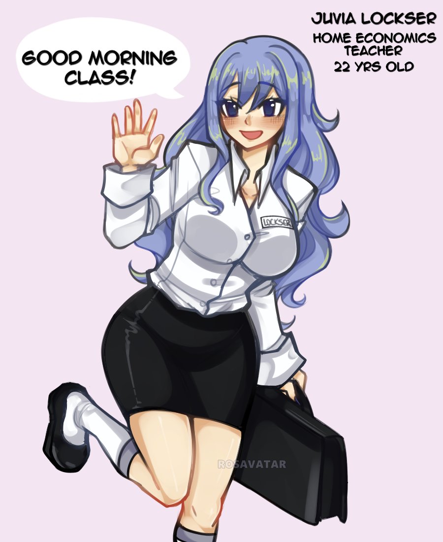 Rosavatar1's tweet photo. Welcome to class~
ALT VERSION ON PATR3ON!

[#fairytail #juvialockser] https://t.co/LrAzDWMr2t