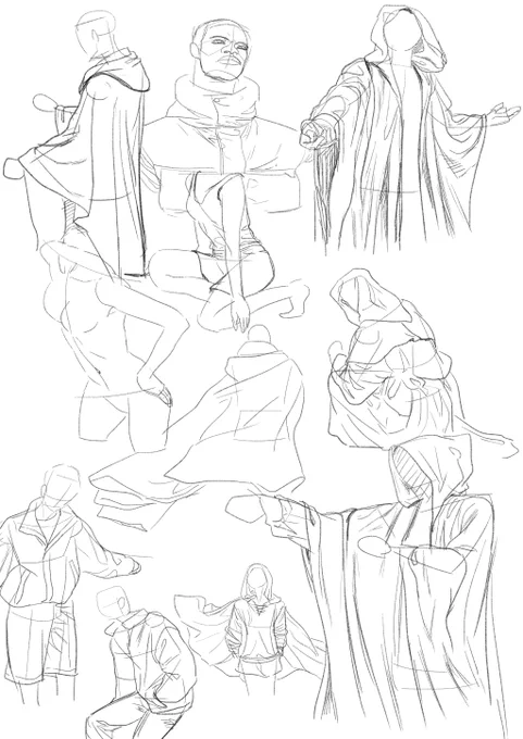 ペン入れ新しいペン試して描いてて新鮮