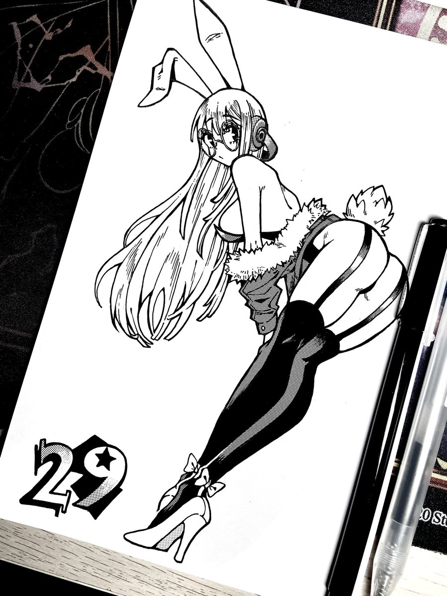ABottleofStars's tweet photo. Buntober Day 29 • Futaba https://t.co/jw8x2tyOyQ