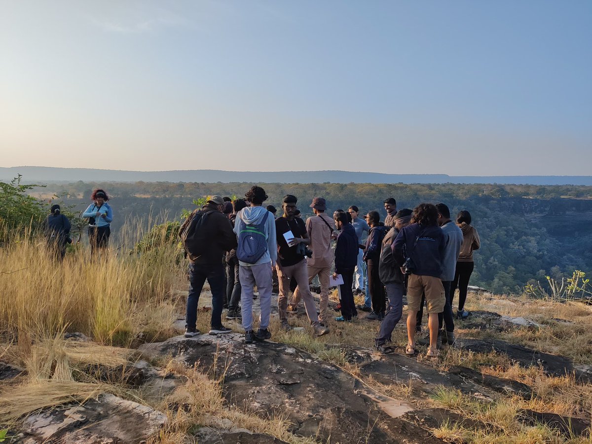 wii_india's tweet photo. 19th batch MSc Wildlife Science are on Wildlife Techniques Exercise at Panna Tiger Reserve.On the day 1 (29/10/2023), explored the landscape, saw many wildlife, interacted with field officer and got to the kind of equipment used in field. @wii_india @mpforestdept @moefcc @vrtiwari1 @kramesh95 @himalayanwolf1 @PannaTigerResrv