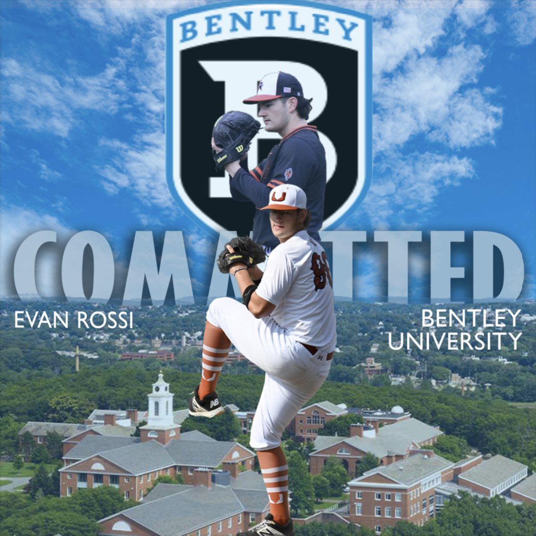 I’m proud to announce my commitment to further my academic and baseball careers at Bentley University. I’d like to thank my parents, coaches, and everyone who has helped me along the way. Go Falcons! #ufam <a href="/cburybaseball/">Canterbury Baseball</a> <a href="/BaseballUCT/">Baseball U CT</a>