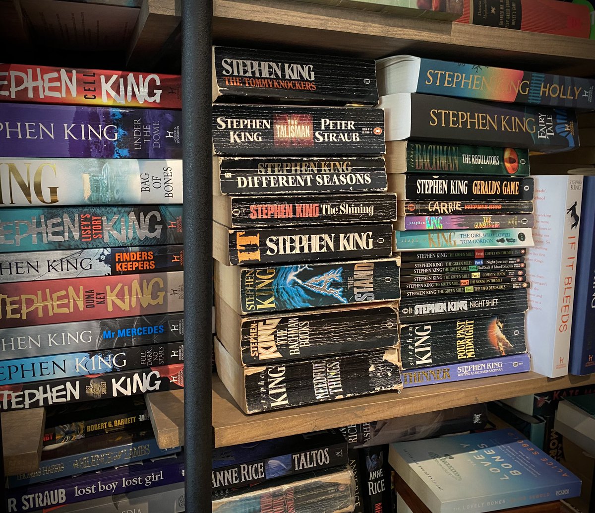 rosafedeleart's tweet photo. I wonder, Mr King @StephenKing , if you can hear every whispered “thank you” when I finish reading and re-reading each of your books, and have done since I was a bonny wee teenager? Rx https://t.co/h5G1vsEzrR