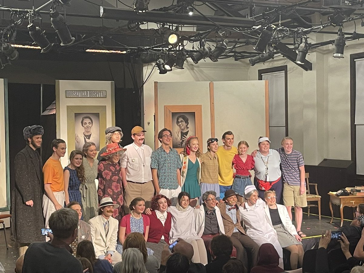mike_aquagon's tweet photo. Congrats to the entire @WheatonAcademy cast!! Fun show @agathachristie mysteries https://t.co/gDnhaf9E8f