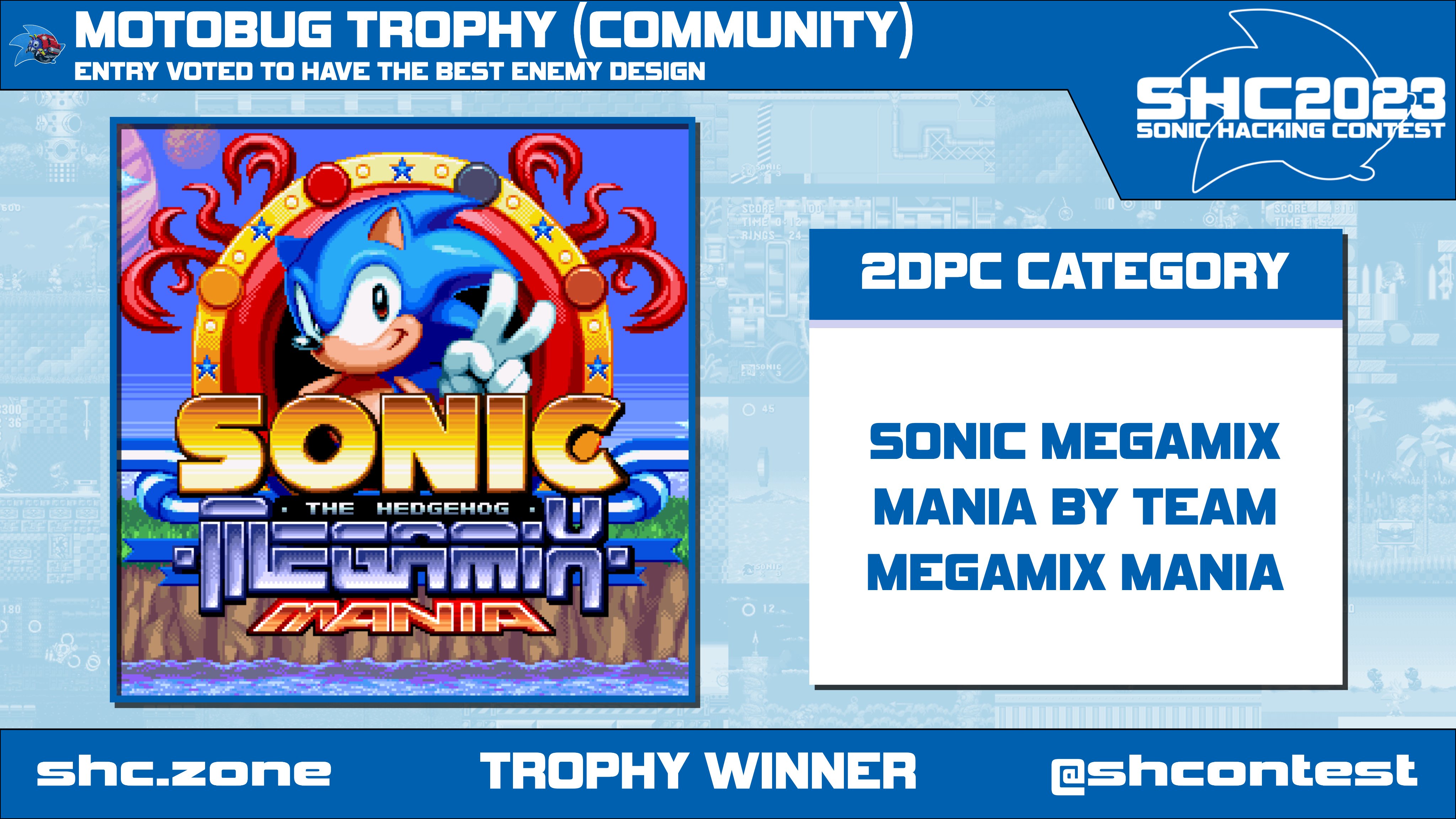 Sonic Hacking Contest :: The SHC2023 Contest :: Sonic 1: Mania