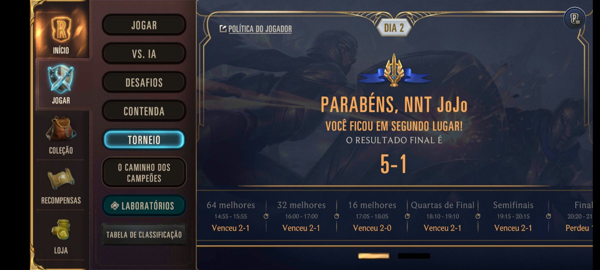 Inicialmente venho agradecer a todos que fazem parte da <a href="/NNT_Esports/">Ninetails</a>, eu não teria feito metade do que fiz hoje sem o pessoal lindo dessa equipe.
Individualmente foi uma conquista incrível, mas não consegui trazer esse troféu para o Brasil e para equipe.
Muito obrigado a todos ❤️