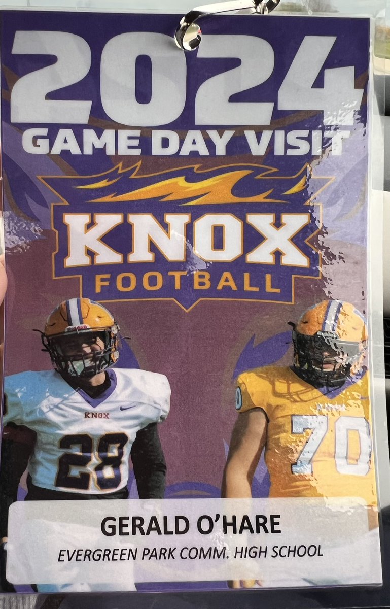 GeraldOHare3's tweet photo. I had a great time at Knox this past weekend. Thank you for having me out @CoachWillits @CoachDomParello https://t.co/MgKiqyiL3Y