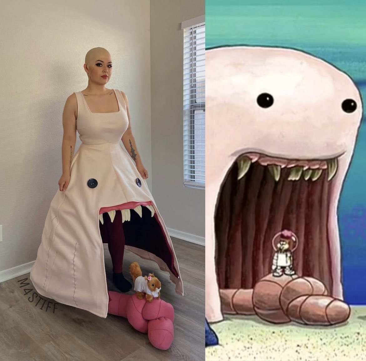 my alaskan bullworm cosplay is going nuclear viral on ig and fb with zero credit🫠 so if you wanna support the original creator here i am!!