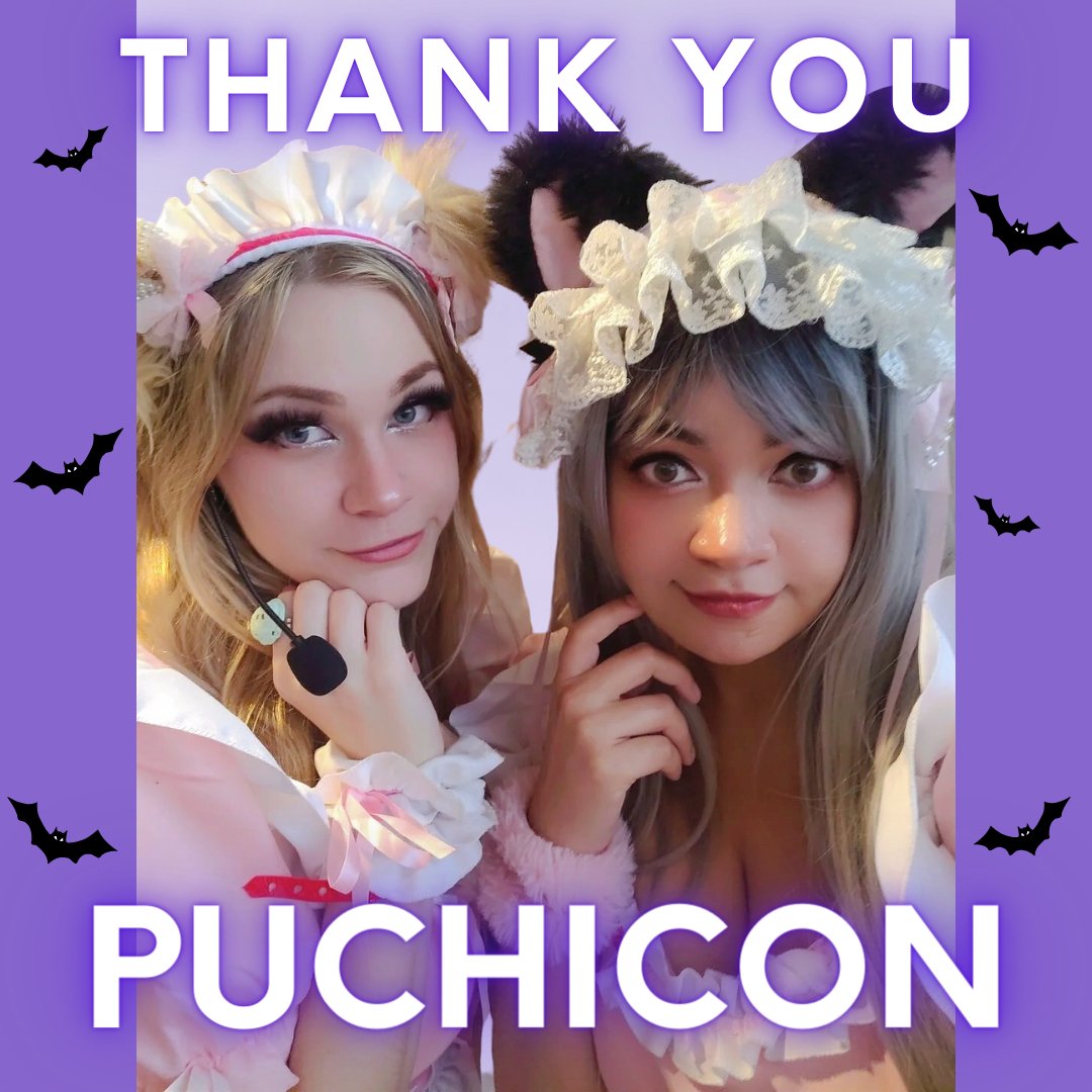 MilkPinkCafe's tweet photo. Thank you Puchicon! 🎃
We had an absolute blast and we're honored to be back at one of our home bases! We cant wait to see everyone again very soon! 💕
#puchicon #milkpinkmaidcafe https://t.co/7yupznt3Zz