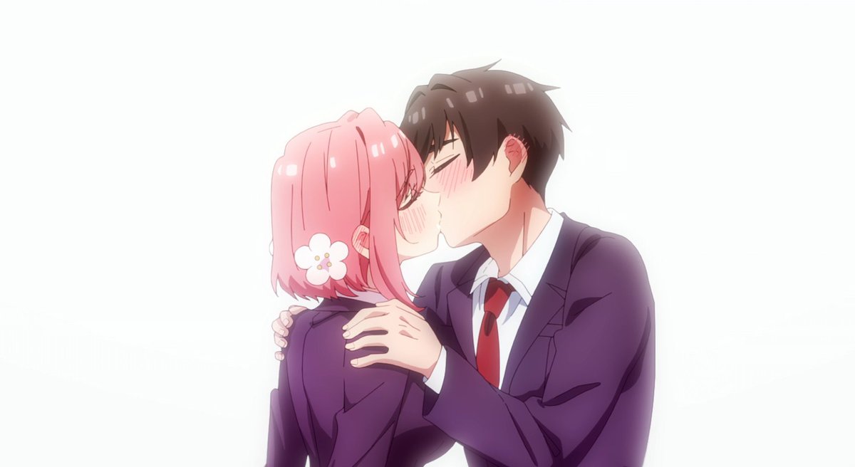 Other anime: You MIGHT get a kiss at the end of season 1 if you