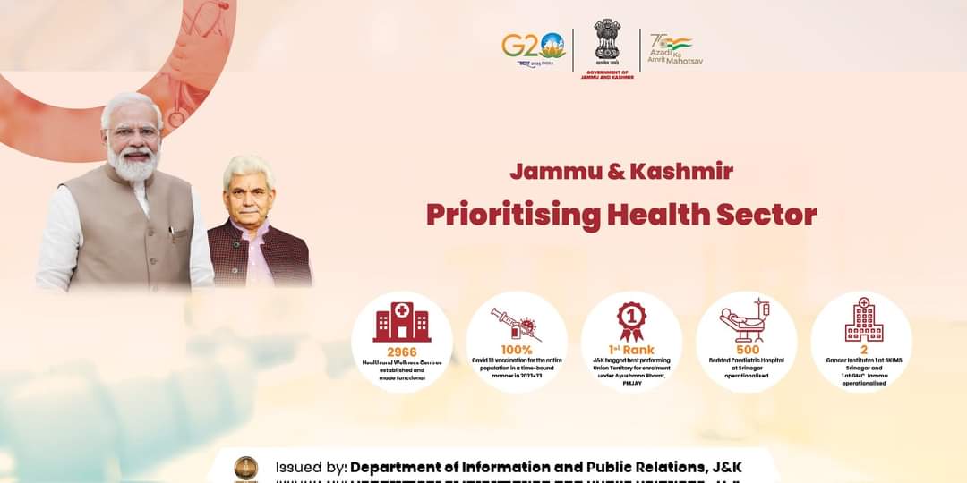 farooqganderbal's tweet image. J&amp;amp;K has made remarkable progress in  healthcare sector over the last 4 years .With one of the highest budgetary allocations for the health sector in the country, J&amp;amp;K Govt is committed  to a healthier and happier future for all its citizens. #HealthcareJK #WorldClassInfrastructure