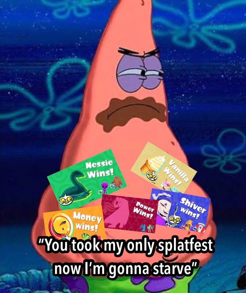 _CSenpai_'s tweet photo. Shiver has finally lost their first splatfest after 5 consecutive wins https://t.co/QIXYUDE7lo