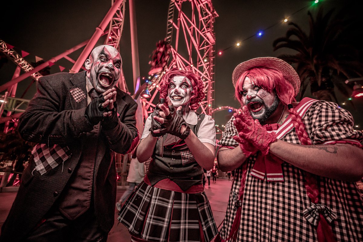 What's your favorite scare zone at this year's Scary Farm? The Gauntlet, Ghost Town Streets, Forsaken Lake, Gore-ing '20s, or CarnEVIL? ☠️ #ScaryFarm50