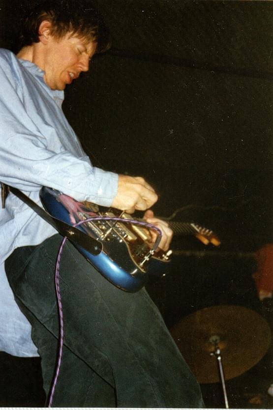 ProjectPlath's tweet image. Saw on the orig #sonicyouthwebsite that #thurstonmoore would be performing at #thecooler in the meetpacking district so I brought along my Vivitar 35mm point n’ shoot and sat on the stage by myself  #soniclife